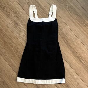 Black and white Abercrombie mini dress, XXS